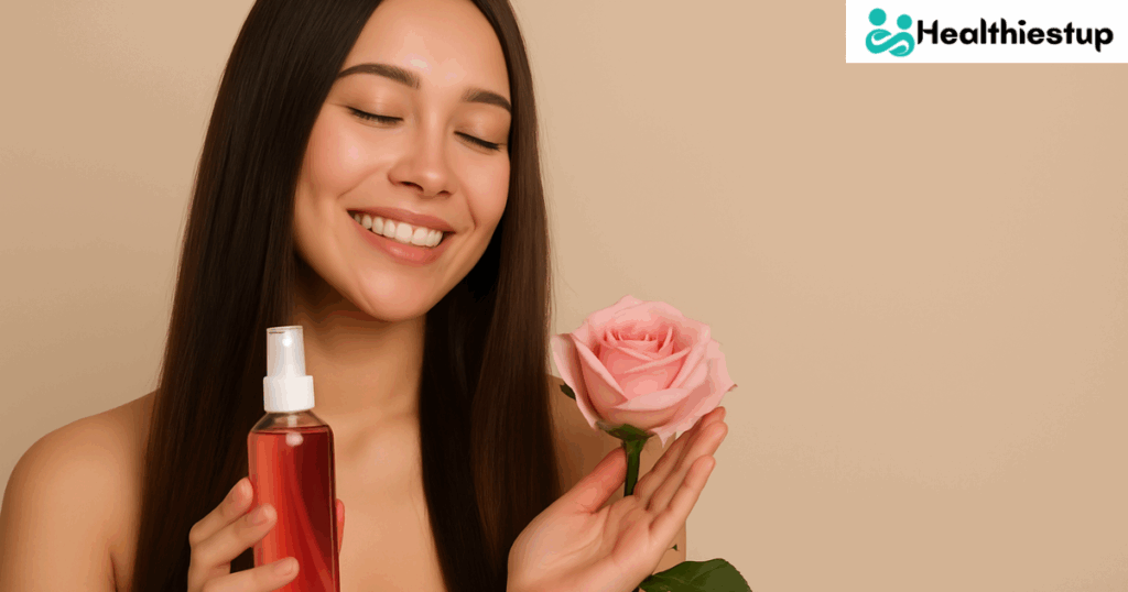 rose water for hair